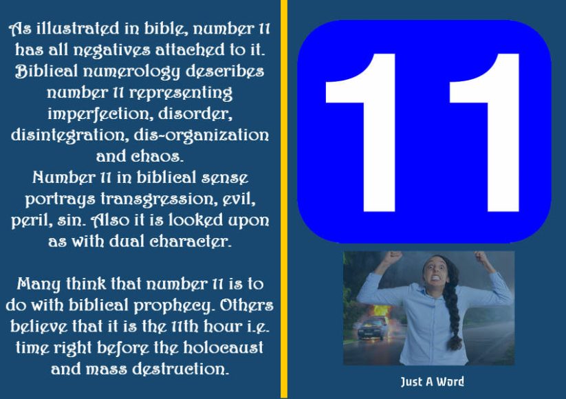 biblical meaning of Number 11 