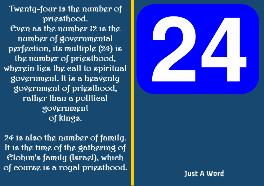 biblical meaning of number Number 24