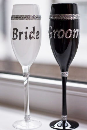 bride groom goblets-450