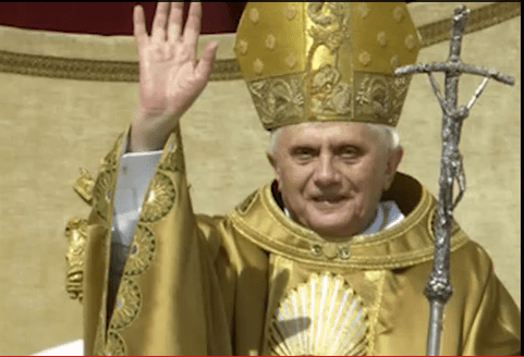 POPE BENEDICT CROSS