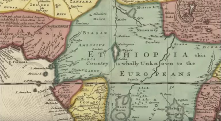 old map of ethiopia