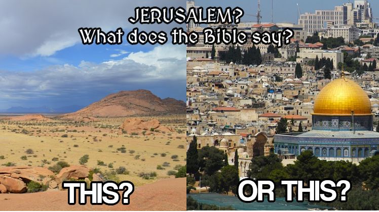 true location of Jerusalem today