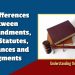 The Differences Between Commandments, Laws, Statutes, Ordinances, Testimonies and Judgments in The Bible
