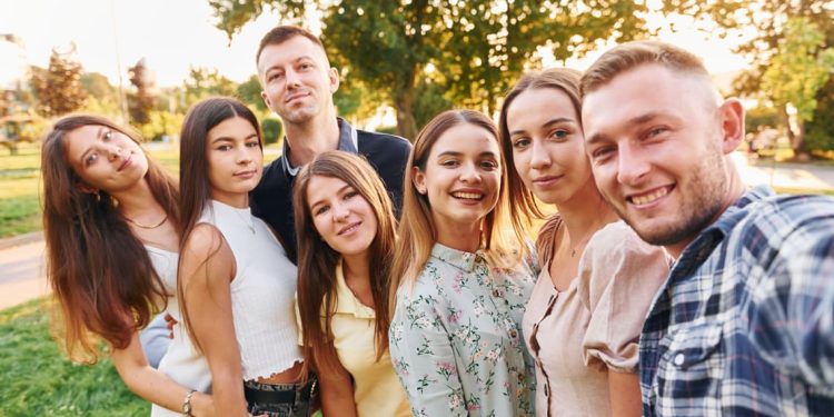 can white people be saved - taking-a-selfie-group