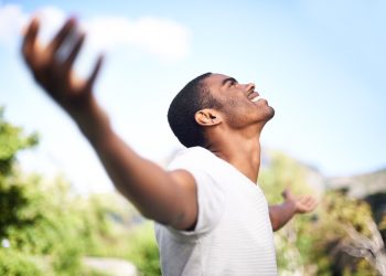 rising with truth - arms stretched out