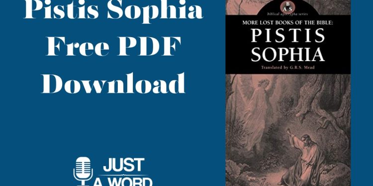 Pistis Sophia Free PDF Download