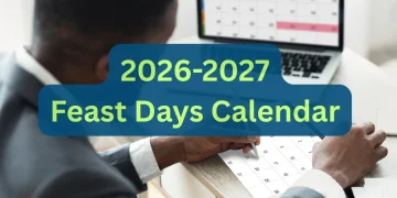 2026-2027 Feast Days Calendar